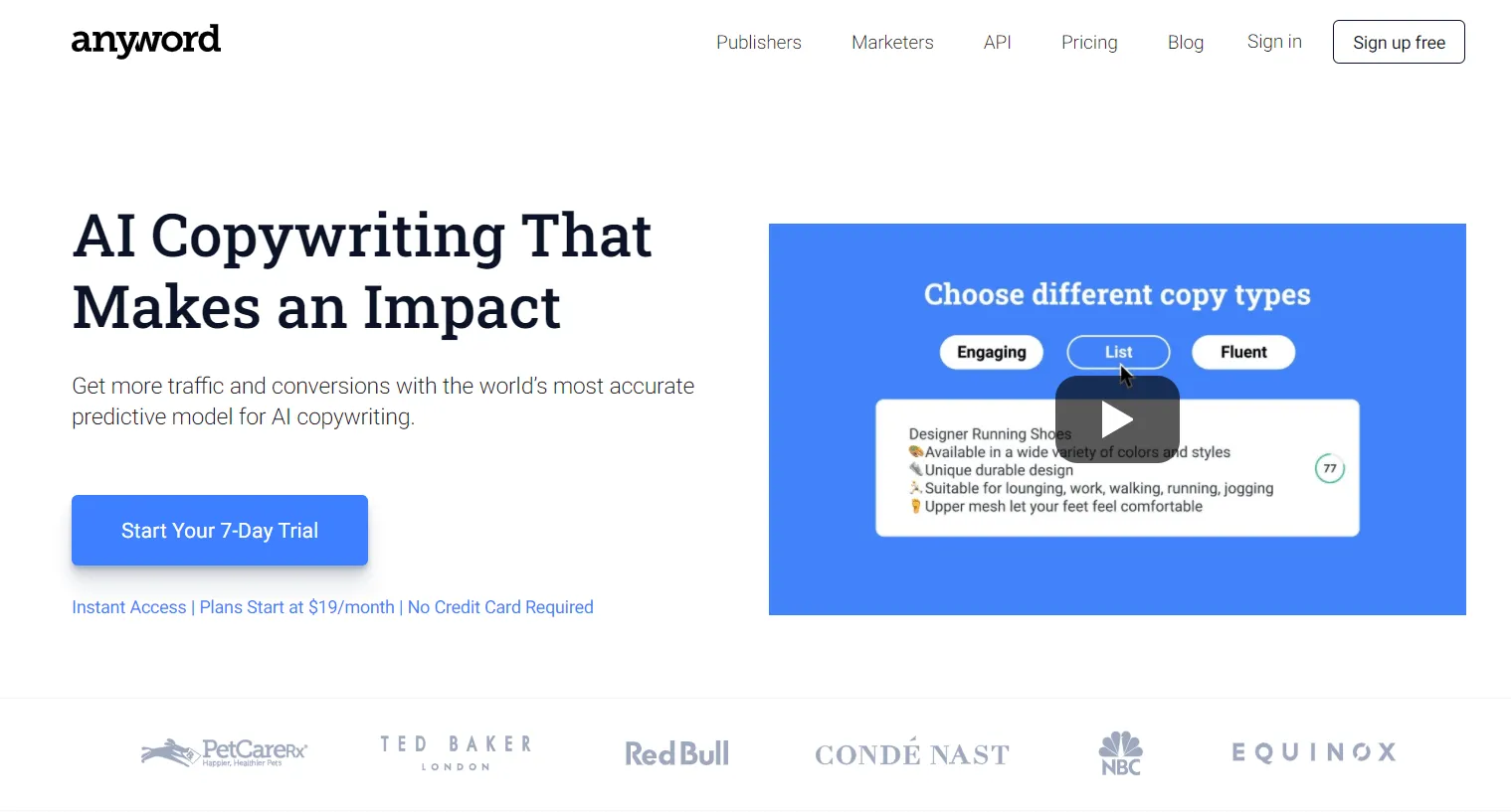 Anyword-Rezension: Funktionen und Demo dieser KI-Copywriting-Software