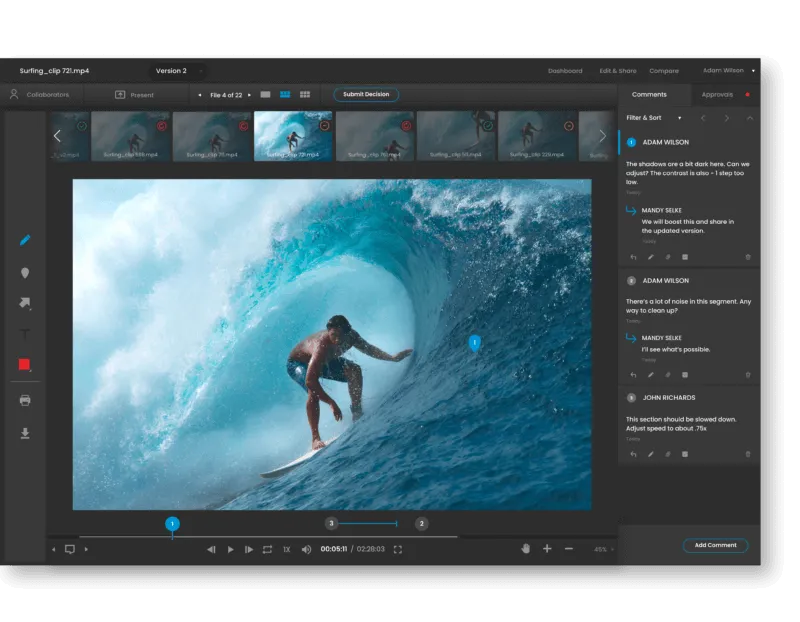 Video-Zusammenarbeit und Proofing-Software | ReviewStudio