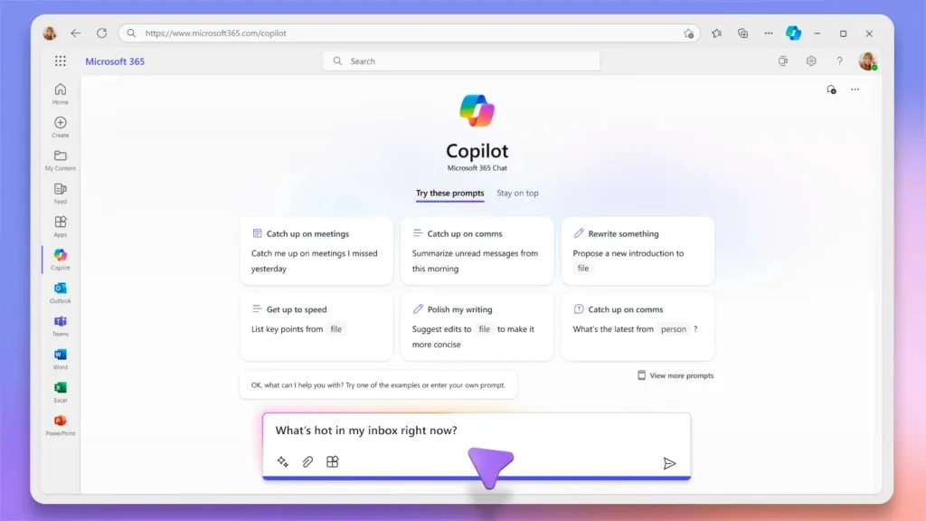 Microsoft 365 Copilotの一般提供開始を発表...