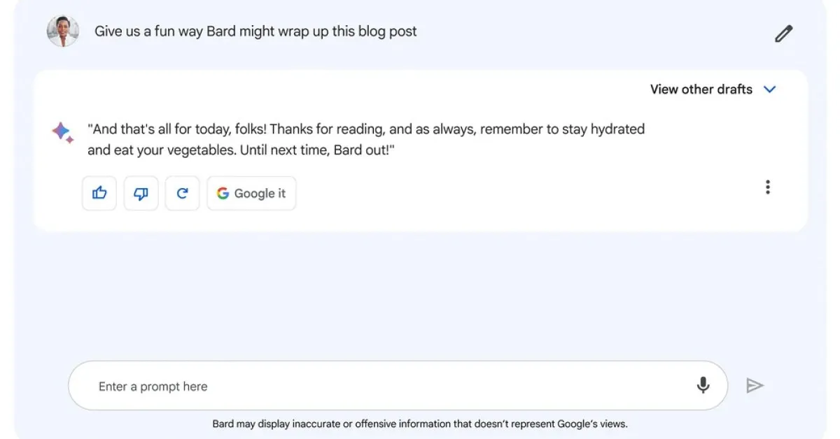Vous pouvez maintenant vous inscrire pour essayer le chatbot d'IA Bard de Google