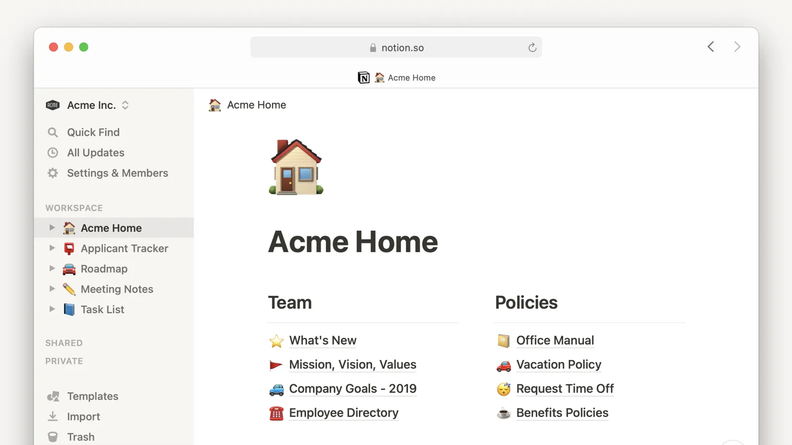 Notion para web – Centro de ayuda Notion