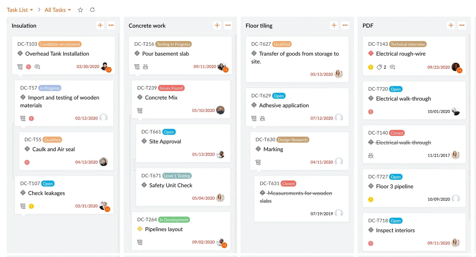 A complete project management and collaboration software: Zoho ...